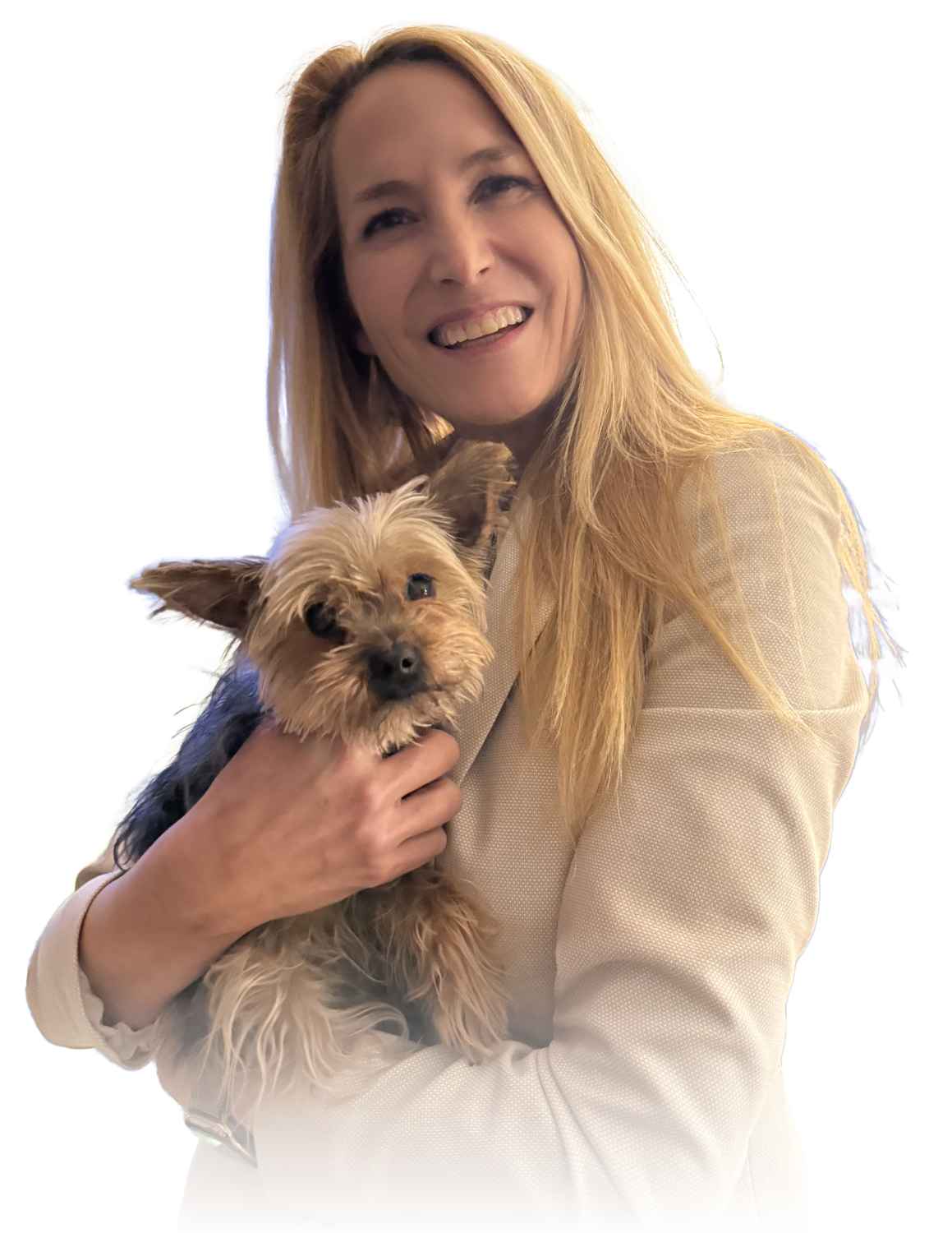 Christina Rauch mit Hündin Emmi